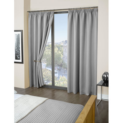 Cozine Pencil Pleat Blackout Thermal Curtains