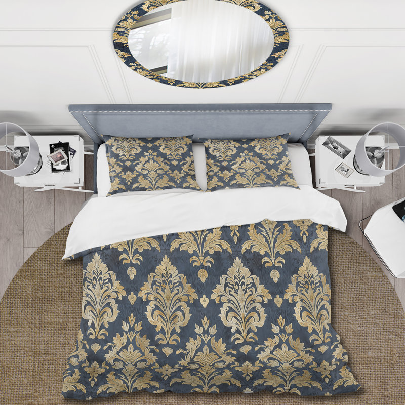Ensemble de housse de couette Traditional, Housse de couette simple et deux taies décorative