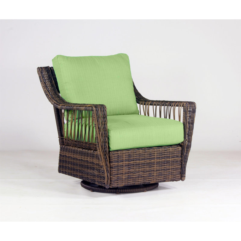 Chaise de patio pivotante avec coussins Middleport, Toile Toile Toile Sunbrella®