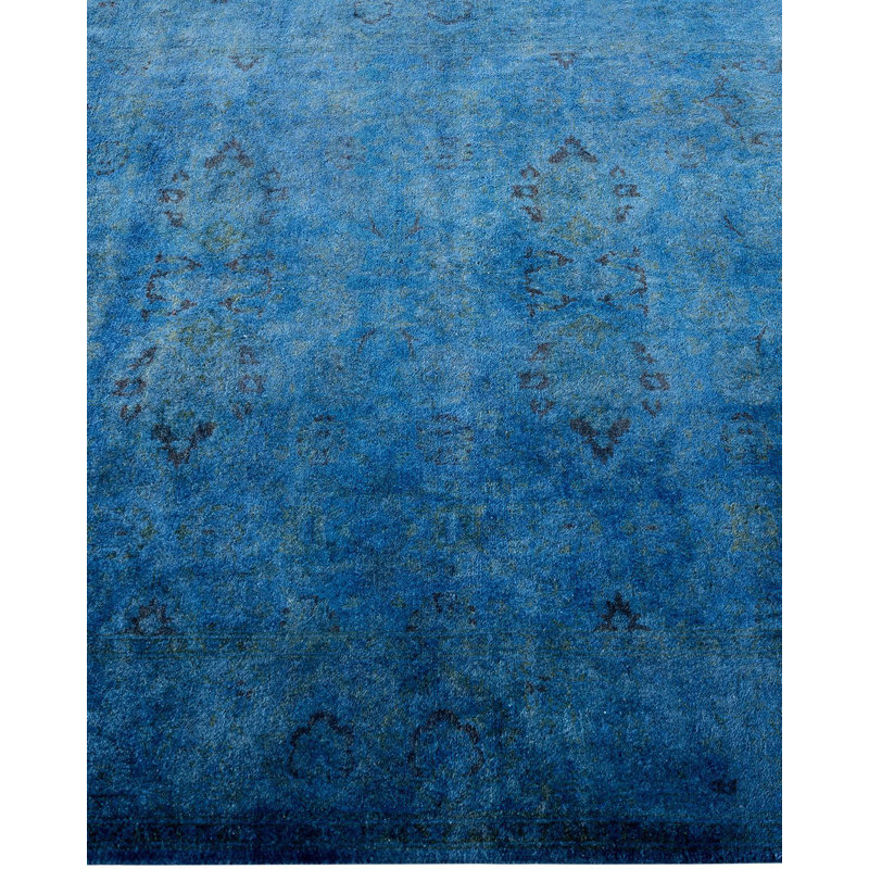 Tarantin One-of-a-Kind 4' 3" X 10' 9" New Age Rectangular Wool Area Rug Gray