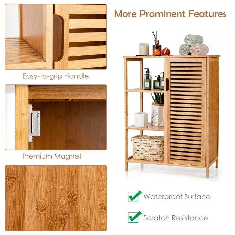 Loon Peak® Aniylah Freestanding Bathroom Cabinet