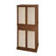 Armoire à 4 portes avec 1 tiroir, 4 tablettes intérieures réglables, armoire de rangement-1565076940
