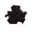 Gipson Solid Wood Top End Table - Black