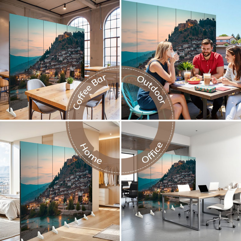 Cloison pliante 6 panneaux Royal Berat