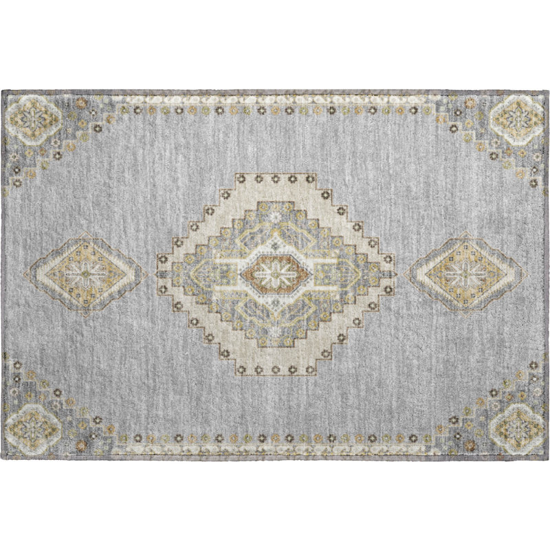 Premium Machine Washable Colmenero AMF1014 Oriental Rug, Rectangle 1'8" x 2'6"