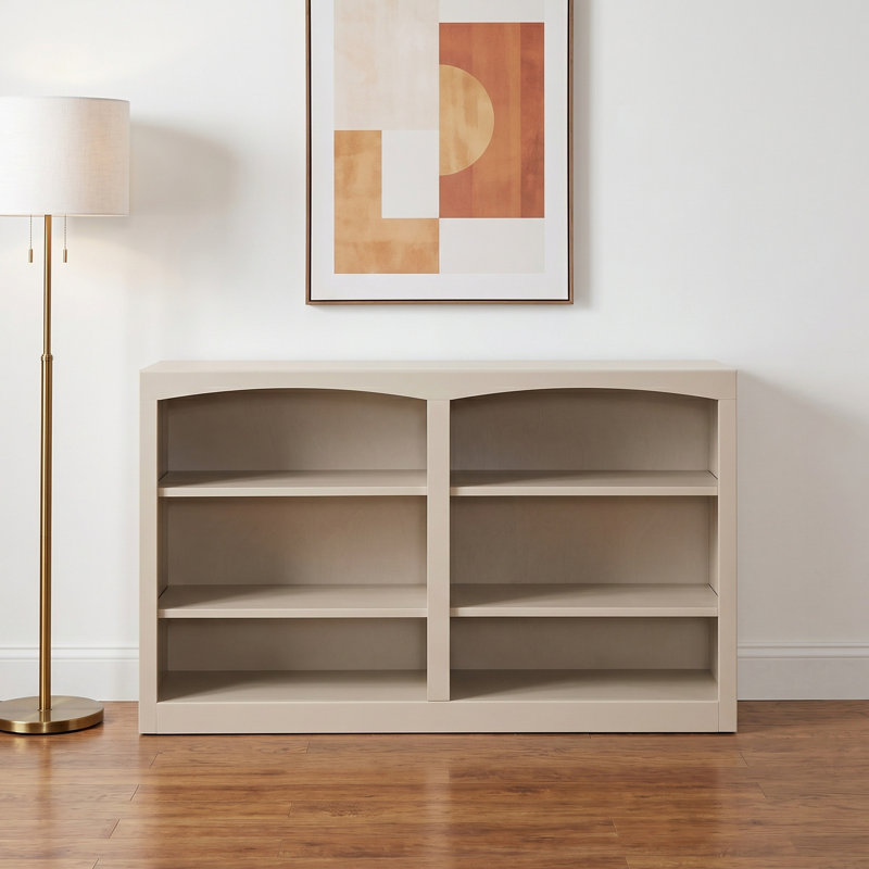 Bibliothèque en bois massif Ostane 30X48, Sand Sand