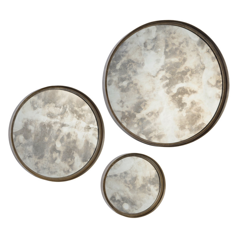 Ensemble de miroirs décoratifs 3 pièces Truby
