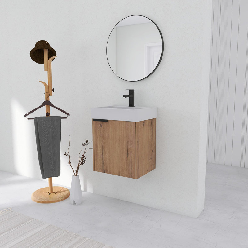 19'' Single Bathroom Vanity with Ceramic Top