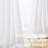 Farmhouse Sheer Curtains for Living Room Rod Pocket Panels Set-439441158-439441157