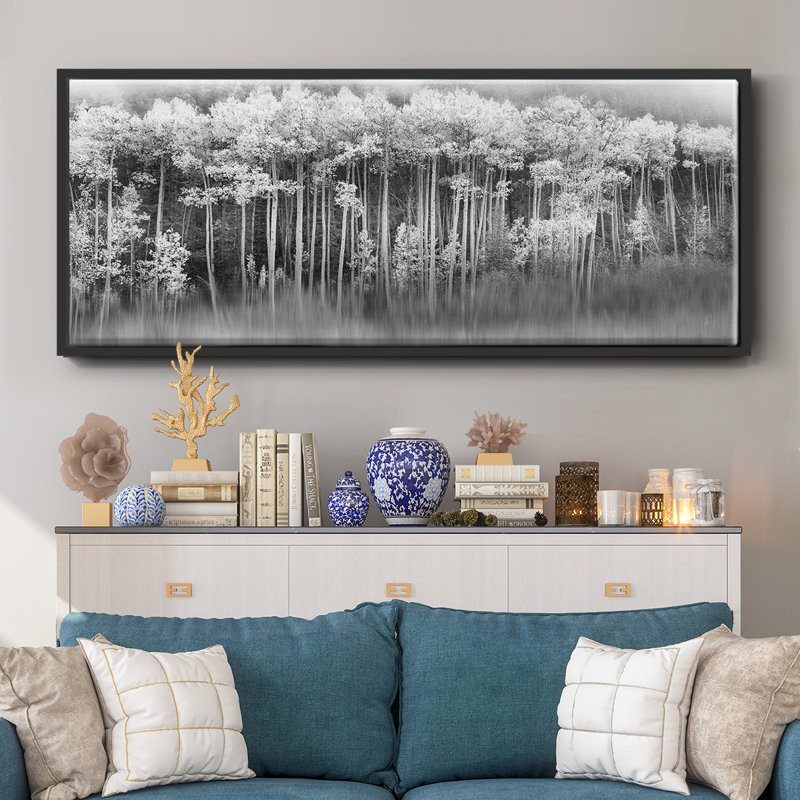 Dreamy Aspen- Framed Canvas