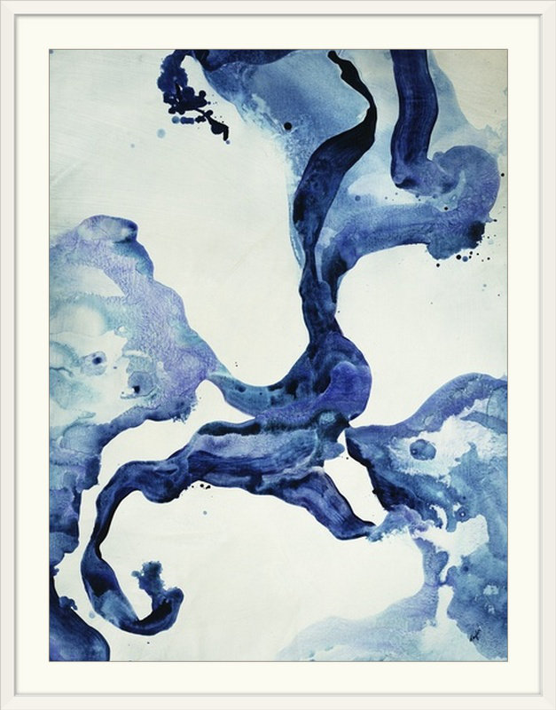 «indigo i print, Encadré Blanc, 32" H x 26" lx 1" p