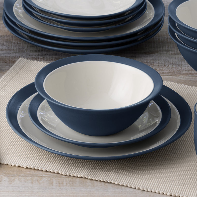 Noritake Colorwave 4-Piece Curve Place Setting, Blue