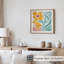 Impression florale de fleurs jaunes modernes sans cadre-846497671