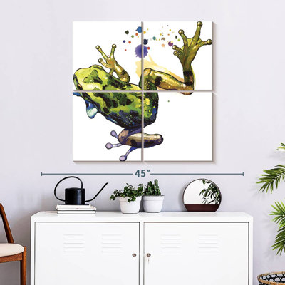 Éclaboussure de couleur grenouille Brampt