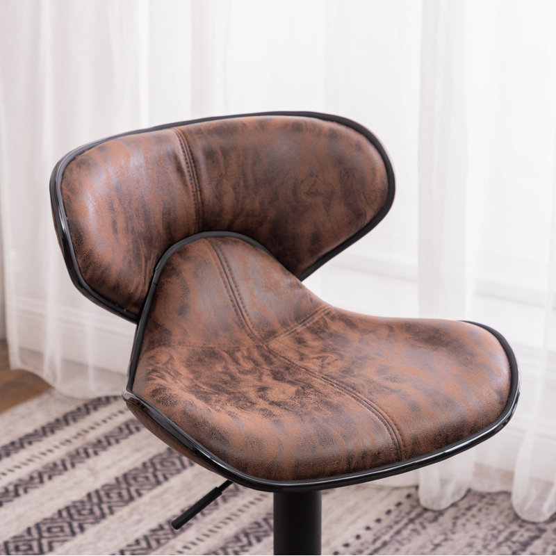 Tabouret de bar pivotant ajustable Masaccio, Brun