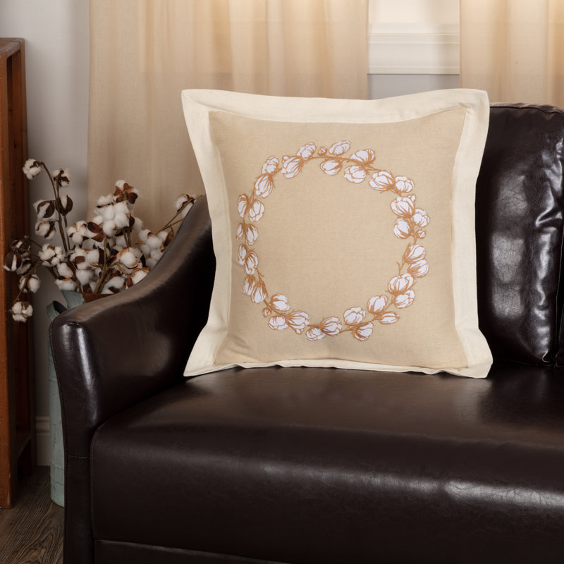 Coussin Ashmont en coton 18 x 18