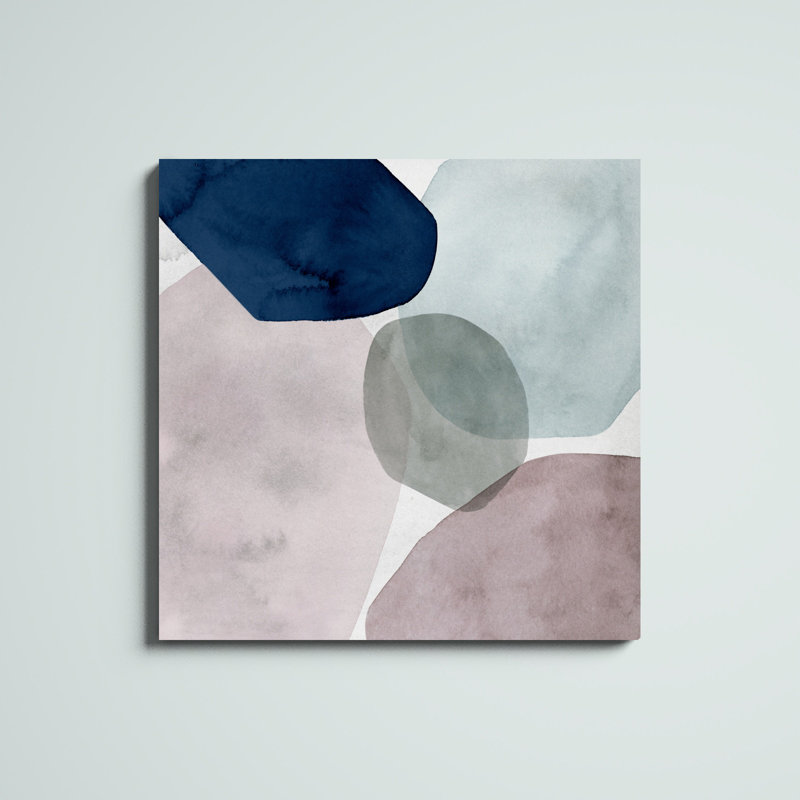 «Stacked Around II», peinture sur toile, H 36 po x l 36 po
