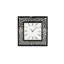 Horloge murale à point pois en bois carré moderne moderne Farrington Gurney