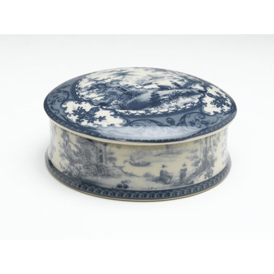 Round Porcelain Decorative Box