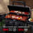 Feasto 3-burner Propane Gas Grill With Side Burner, All-porcelain-enamel Main Body And Lid, 38,000 Btu And 504 Sq. In. Cooking Space, Outdoor Gas Grill For Garden, Poolside And Tailgating