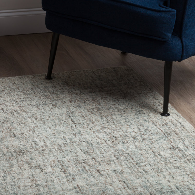 Fog Gray Hand-Tufted Wool 5' x 7' Area Rug