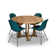Knightly Outdoor Teak Dining Table