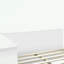 Lit plateforme double en bois avec 6 tiroirs, tablettes, bureau et garde-robe-756109283