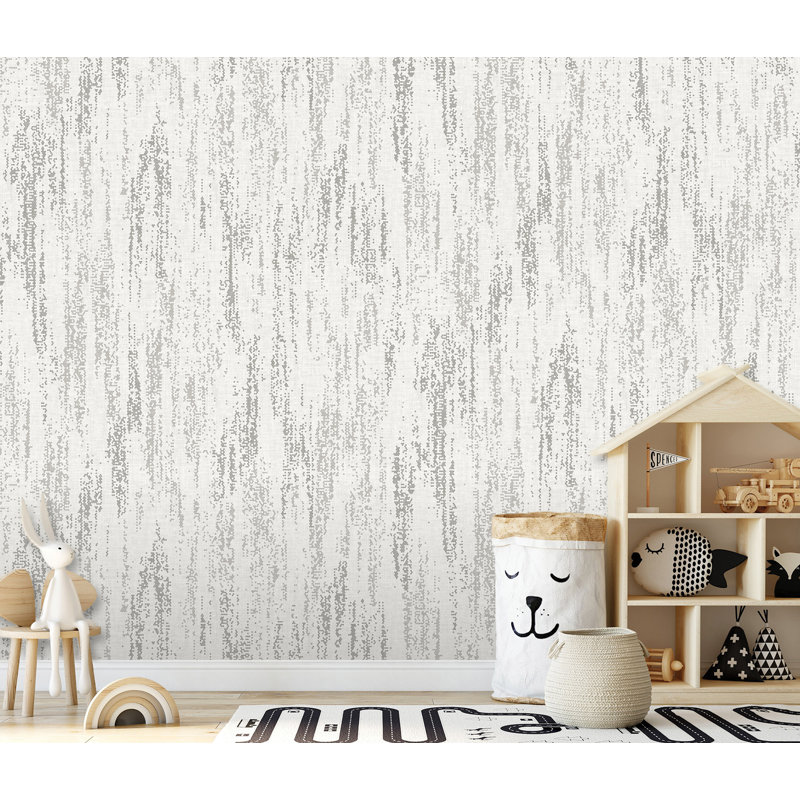 Distressed Texture Mural, Gray