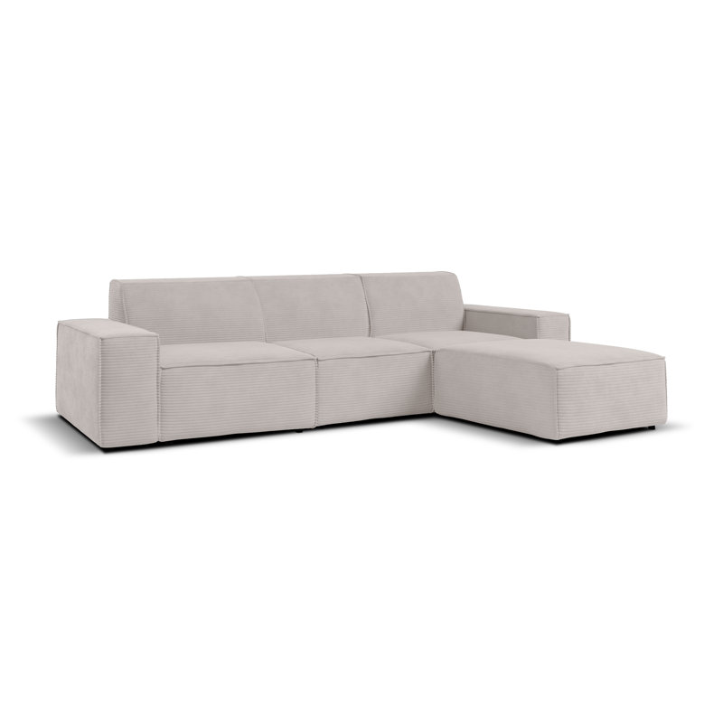 Doegolia 4 Seater Corner Sofa , Right Hand Facing, Dirty White