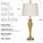 30” Tall Touch Control Table Lamp Set with USB & Type-c Ports, Bulb Included-560611320