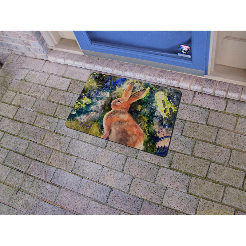 Tapis d'entrée antidérapant pour lapin Isottie Cottontail