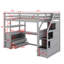 Lit mezzanine simple avec bureau et tablettes-1499608166
