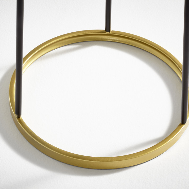 Liza Handmade Metal Pot Planter, 28" H x 11.75" W x 11.75" D