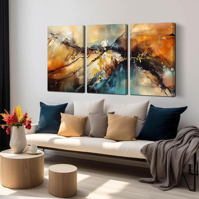 3 Piece Wrapped Canvas Print