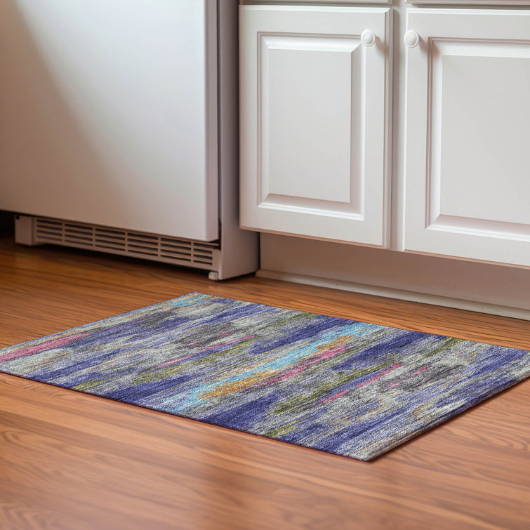 Premium Machine Washable Prisco Lavender Rug