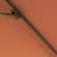 Parasol en teck 11 pi-4719678