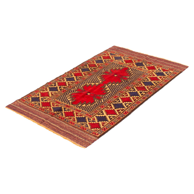 Tapis rouge tadjik 3 pi 11 po x 6 pi 3 po