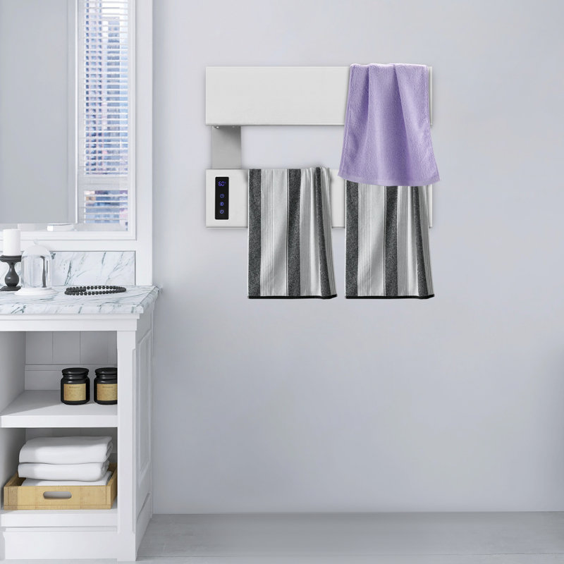 Chauffe-serviettes électrique mural Modern Minimalisme, Blanc