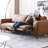 Orange 100% Polyester Modular Sofa cushion Loveseat