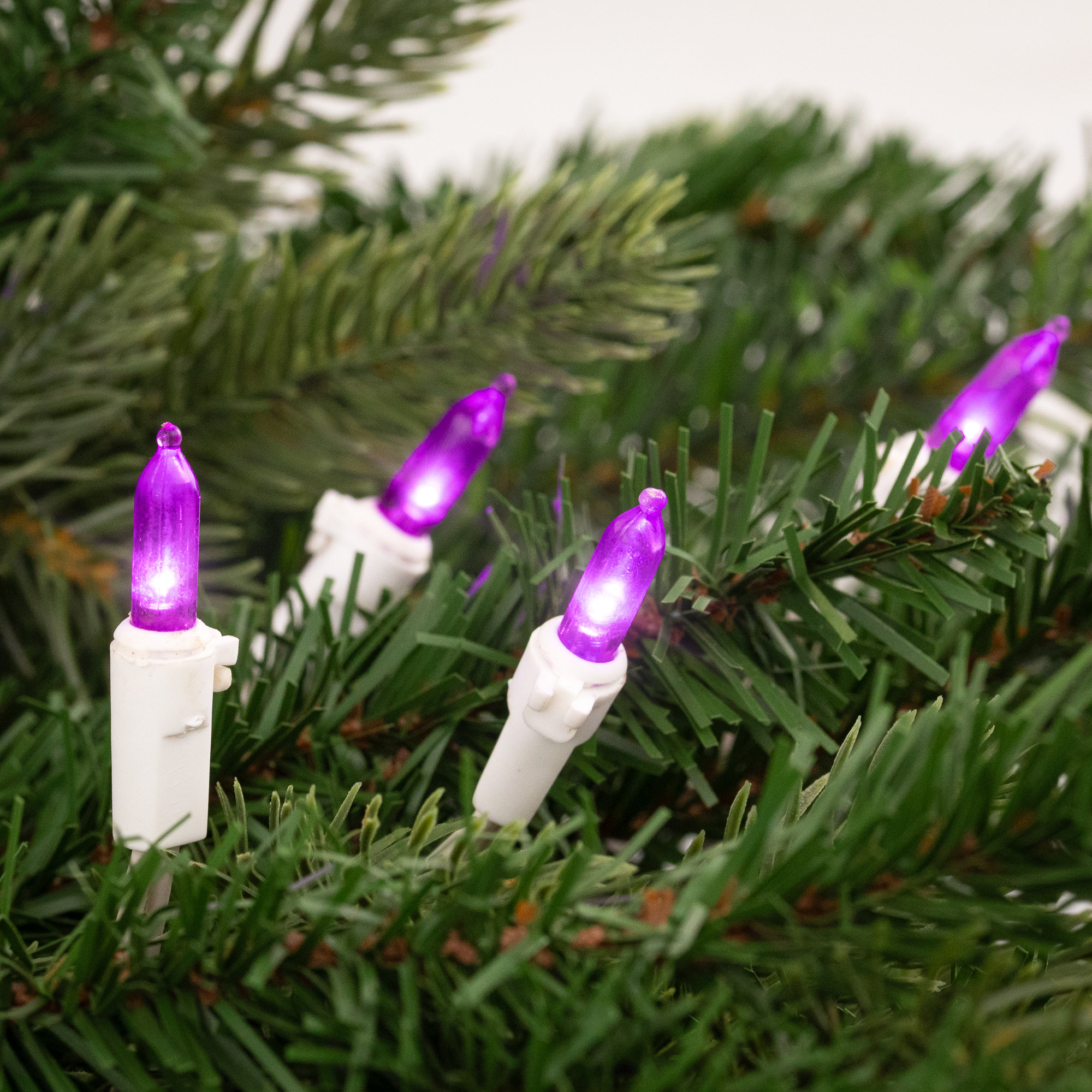 0.3'' String Lights, Purple/White, 50