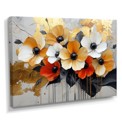 Morvyn Timeless Sunset Poppies Bloom - coquelicots, art mural