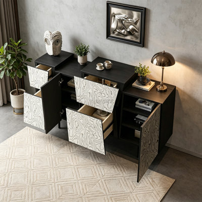 Modern Geometric Creativity Sideboard