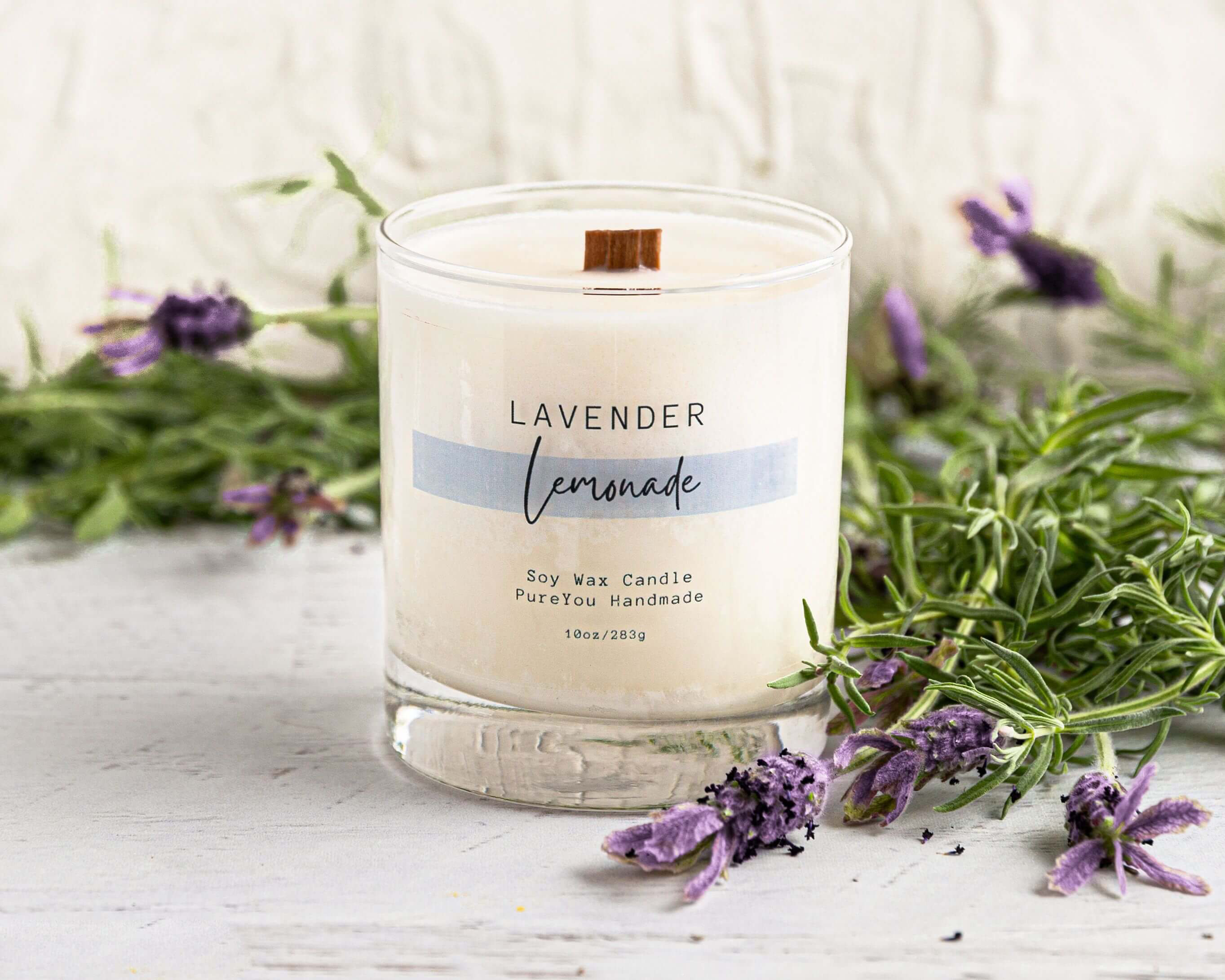 PureYou Handmade Lavender Lemonade Scented Jar Candle Wayfair