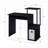 Computer Desk with Keyboard Tray, Storage &amp; Shelf | Industrial Black | Metal, Synthetic Wood
