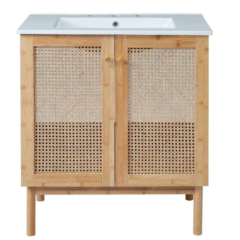 Meuble-lavabo de 30 po Natural