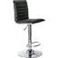 Ahlers Swivel Upholstered Faux Leather Adjustable Height Bar Stool with Steel Frame-79208333
