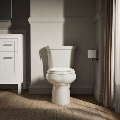 Cuvette de toilette allongée Wellworth® avec installation à connexion rapide