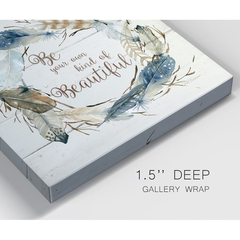 «Own Kind of Beautiful», impression sur toile tendue, H 24 po x l 24 po x P 1 po