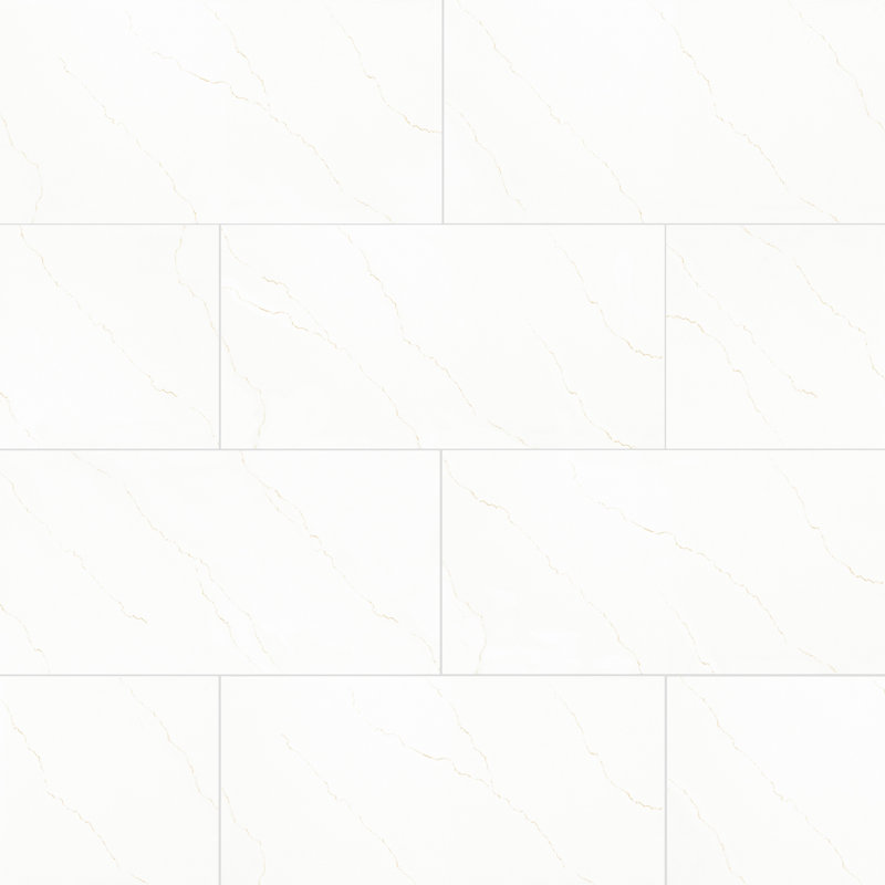 Belvia 12 in. x 24 in. Polished Porcelain Stone Look Floor and Wall Tile, Soleil