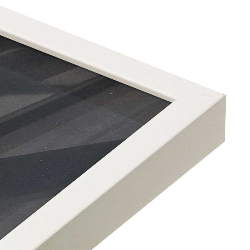 «Structural Dissonance I» par Melissa Wang, reproduction d'art, H 36 po x l 24 po, Blanc